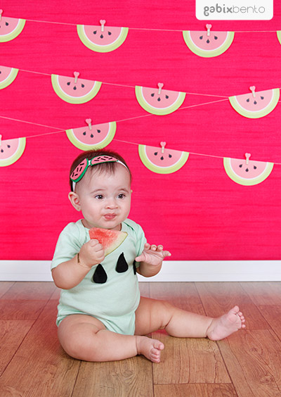 Smash the fruit em Fortaleza - Ensaio de fotos 1 aninho do bebê